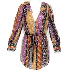 EQUIPMENT FEMME ⚜ WOMEN'S SILK MULTICOLOR ELLA DRESS